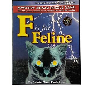 F is for Feline Mystery Jigsaw Puzzle Game